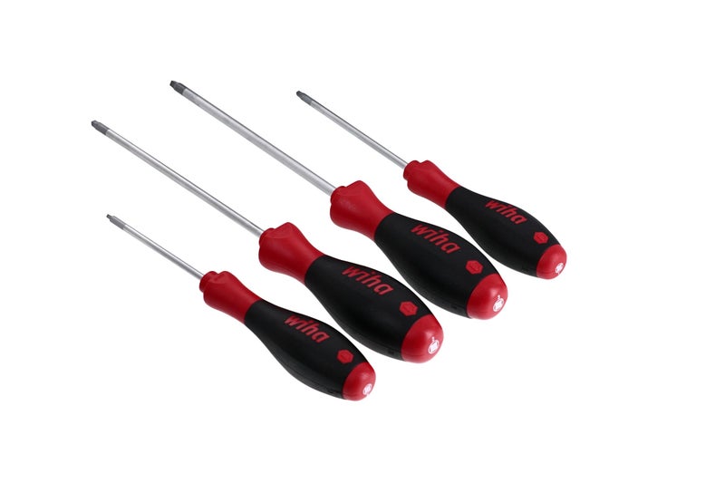 Wiha 35894 SoftFinish Cushion Grip Drivers, Square Tip, 4 Piece Set, No. 0, 1, 2 and 3 - Image 2